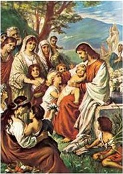 "Jesus Blessing the Children" by Bernhard Plockhorst